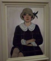 Flapper (1925) by Australian painter Margaret Preston  