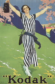 Dress of the mid-1920s: Ad by René Lelong.